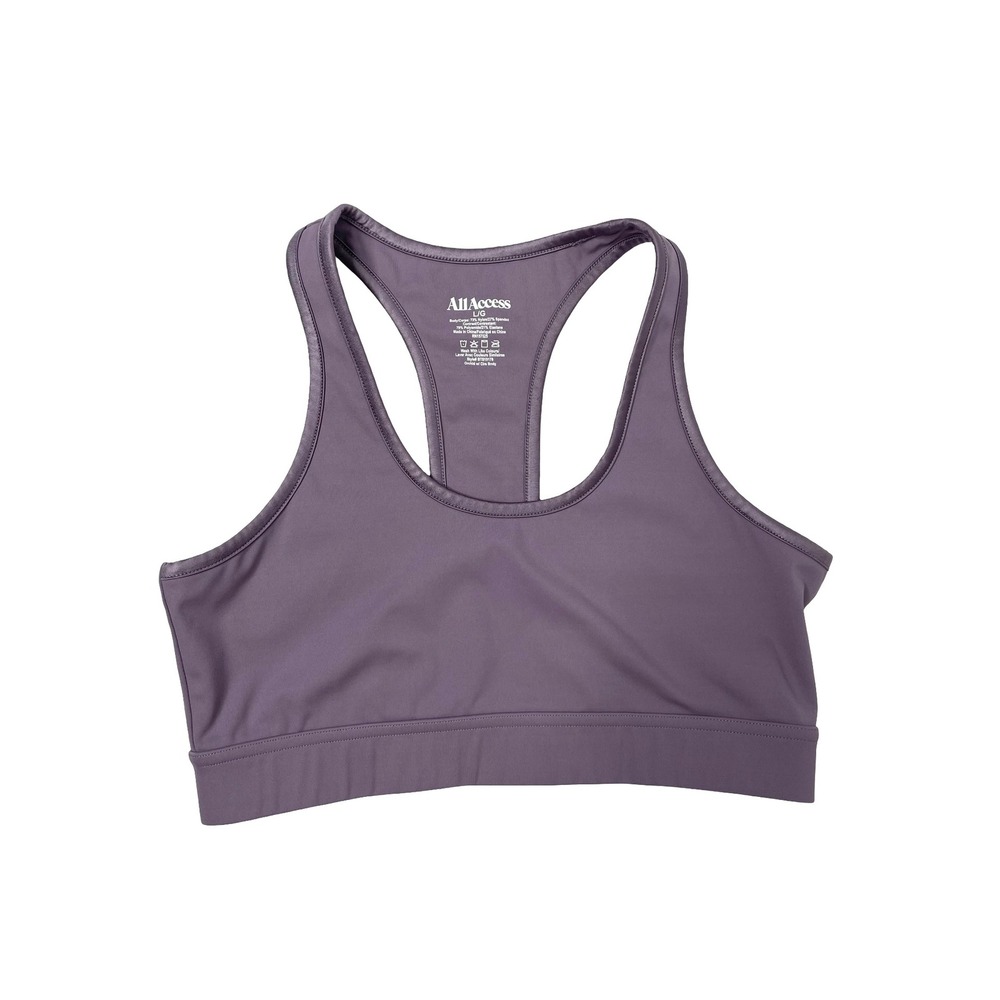 All Access racerback sport bra top Size L dusty purple